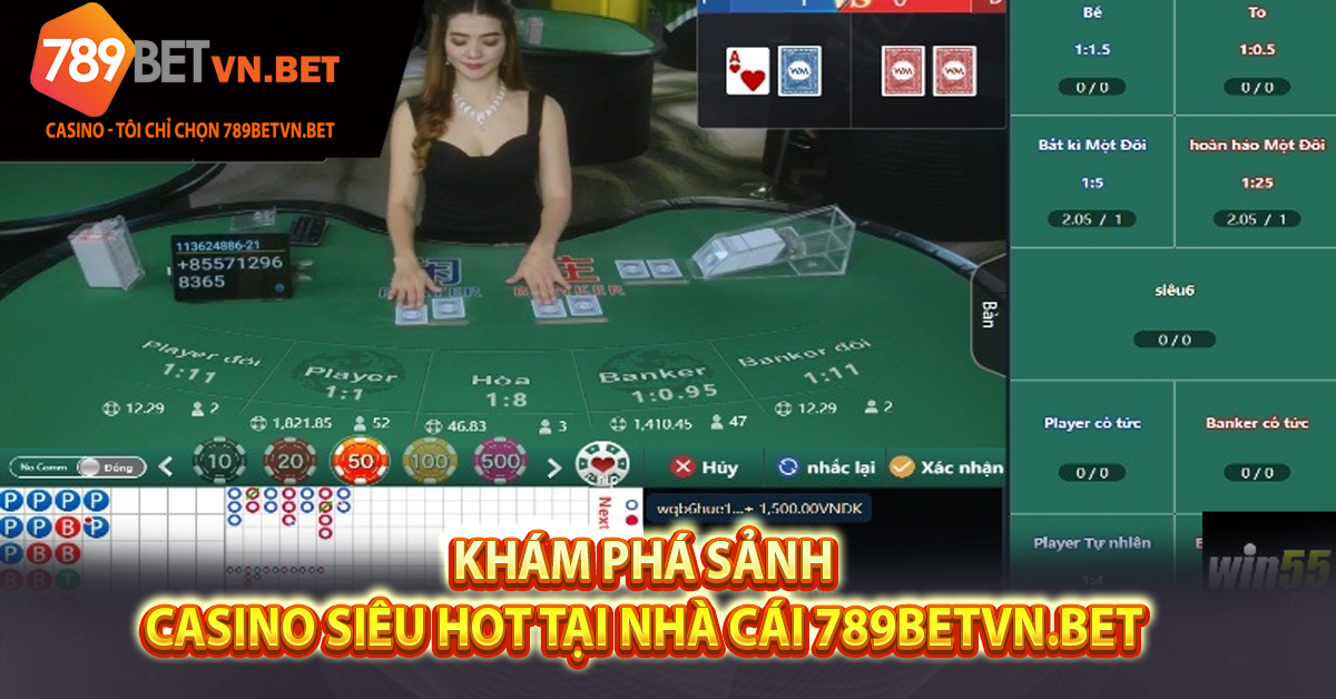 Khám Phá Sảnh Casino Siêu Hot Tại Nhà Cái 789betvn.bet